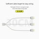 thumbnail image 4 of Divisor 1 ARGB 5V 3PIN Conector Adaptador Cable 33.5cm para Computadora (a 3) FLhrweasw Nuevo, 4 of 5