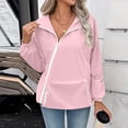 thumbnail image 5 of Sentmoon Light Weight Jacket Windproof Hooded Neck Lightweight Jacket Lined Long Sleeve with Zipper Rain Coat with Pockets for Cycling Running Commuting, 5 of 9