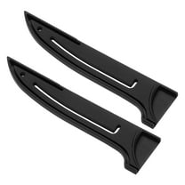 Uxcell 2 pack PP Safety Knife Cover Sleeves, Blade Edge Guards Protector, Universal Knife Sheath for 6" Boning Knife, Black