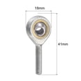 thumbnail image 2 of Uxcell Spherical Rod End Bearing Joint Bearing Right Hand Male Thread Connector 5mm, 2 of 6