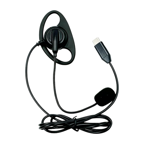 Single Ear Headset With Mic For Guides Ergonomic Comfort Clear