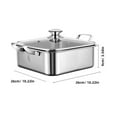 thumbnail image 4 of Dual-side Hotpot Pot Thickened Divided Hot Pot Multi-function Shabu Hot Pot with Lid, 4 of 5