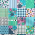 thumbnail image 1 of oneOone Cotton Cambric Light Blue Fabric Florals Sewing Craft Projects Fabric Prints By Yard 42 Inch Wide, 1 of 6