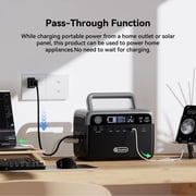230.4Wh Portable Power Station - 300W (Peak 600W) Solar Generator with 9 Ports, Ideal for Outdoor Camping, RVs, Home Backup, and Emergency Use