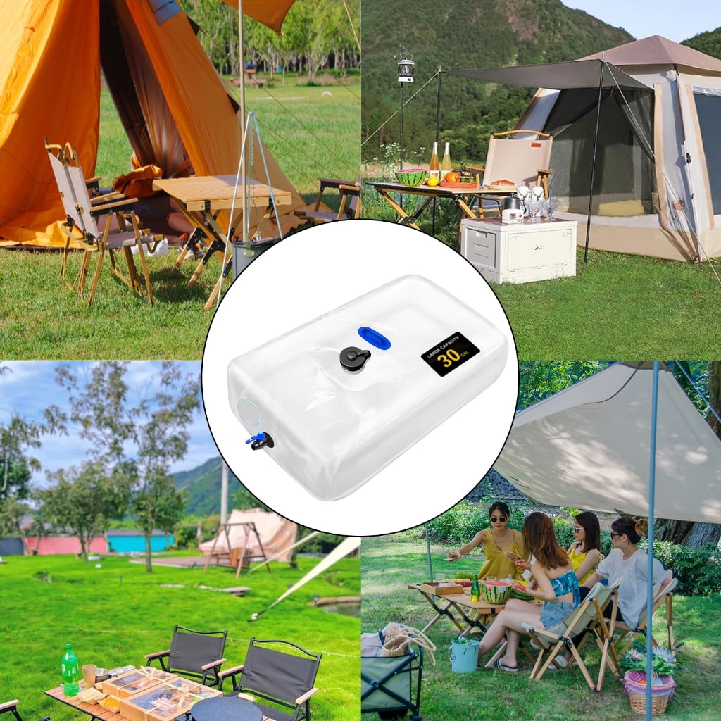 Jesscasday 30/50/100GAL Camping Water Storage Bag Rainwater Bag Water Container Bag