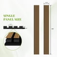 thumbnail image 6 of Easy4Home 2Pcs 106"x12.6" Wood Slat Acoustic Wall Panels, 3D Fluted Soundproof Decorative Panels for Interior Walls, Classic Oak, 6 of 9