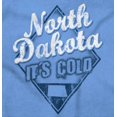 thumbnail image 2 of North Dakota It's Cold Funny Retro Hoodie Sweatshirt Women Men Brisco Brands X, 2 of 6