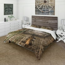 Designart 'City Tunnel Effect in Siem Reap, Cambodia' Modern & Contemporary Duvet Cover Set