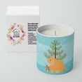 thumbnail image 2 of Carolines Treasures BB9335CDL 3.75 x 3.25 in. Unisex Holland Lop Rabbit Christmas 10 oz Decorative Soy Candle, Teal, 2 of 5
