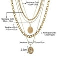 thumbnail image 2 of Women's Necklaces Women Jewelry Gold Necklace Gold Layered Necklaces For Women Layered Necklaces Link Chain Choker Necklaces Jewelry, 2 of 6