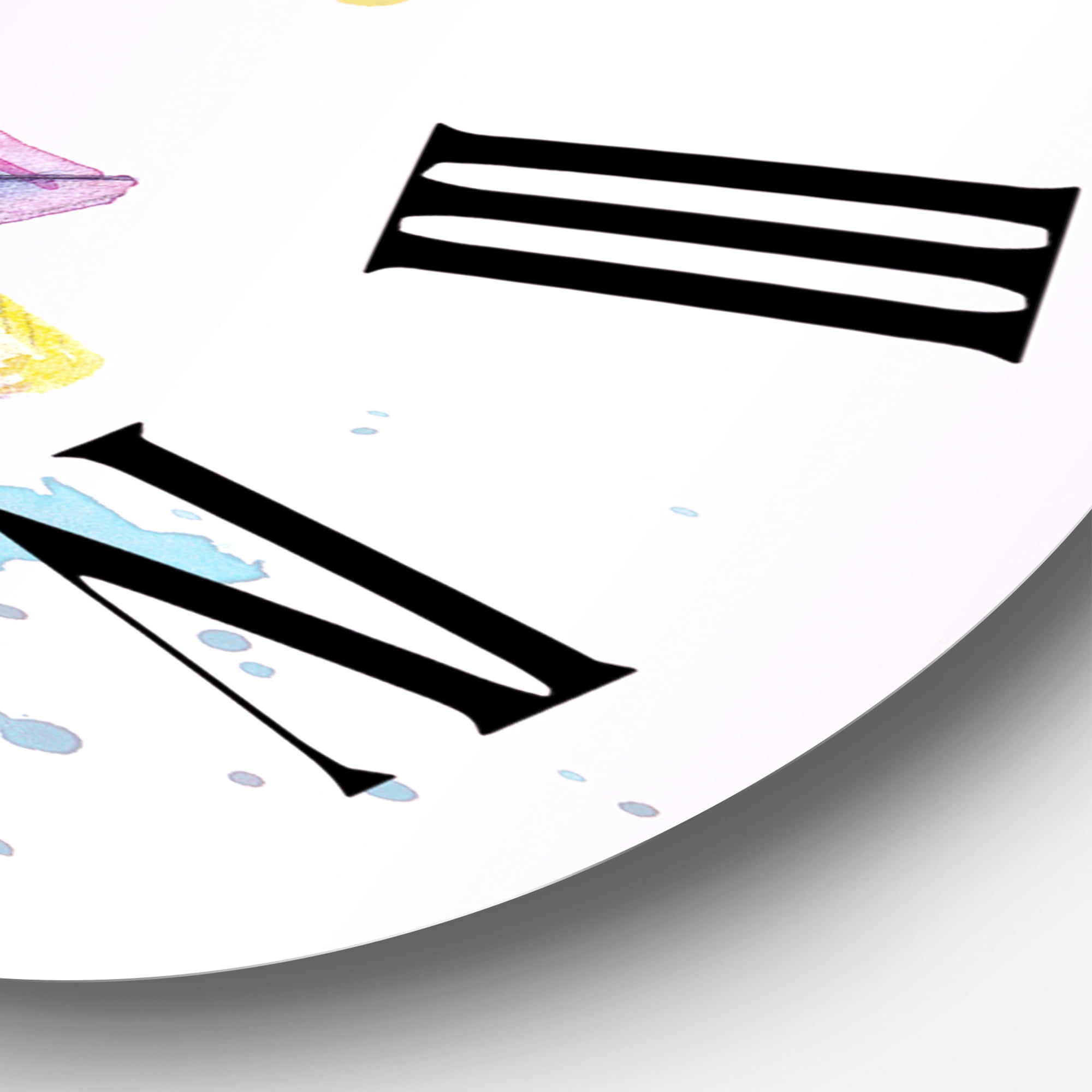 Designart 1 in Quartz French/Country Wall Clock