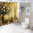 thumbnail image 7 of Awypu Antique Chic Beautiful Flower Floral Shower Curtain Waterproof Multiple Sizes White, 7 of 7