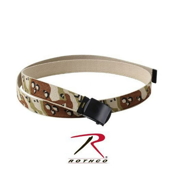 4282 Desert Camo/Tan Reversible Web Belt (54")