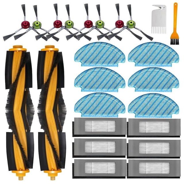 Accesorios para aspiradoras WEIHJMXG Deebot Ozmo T8 T8 Max T9 N8 Pro Cepillo lateral Filtro Paño de fregona
