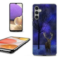 OneToughShield ® Shockproof Phone Case Compatible with Samsung Galaxy A25 5G - Midnight Deer