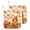 Orange, variant on Fall Orange Pumpkins Pot Holders for Kitchen Heatproof Potholder, 2 Pack Thanksgiving Gnomes Maple Leaves Hot Pads Multipurpose Oven Pads Terry Cloth Potholders Trivet for Cooking and Baking