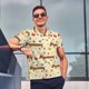 thumbnail image 4 of Fotbe Dachshund Dog And Flower Camiseta Polo de Golf para Hombre con Estampado – Camisa Deportiva Transpirable con Cuello Abotonado-Medium, 4 of 6