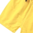 thumbnail image 5 of Babcutegg Kids' Summer Casual Shorts with Drawstring Lightweight Clothes for Boys and Girls Yellow Size 7-8, 5 of 7