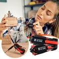 thumbnail image 4 of XYAIYT 2pcs Multi function Screwdriver Set with Screw Tips Compact Stainless Steel Design Includes LED Flashlight Suit for Home Kitchen Car RV Repair Tool Storage Kit, 4 of 8