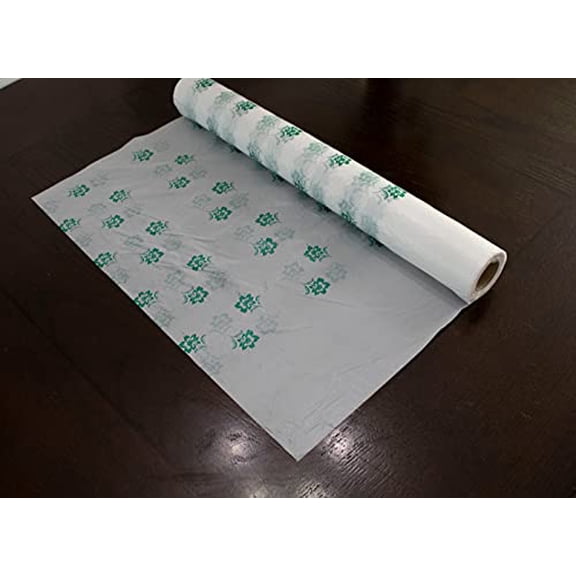 Mujeza Plastic Table Cover Roll 164FT / 50M - Easy to cut 50 Pieces Plastic Tablecloth Roll for parties & events - Plastic Table Cloth Disposable & easy Cleanup