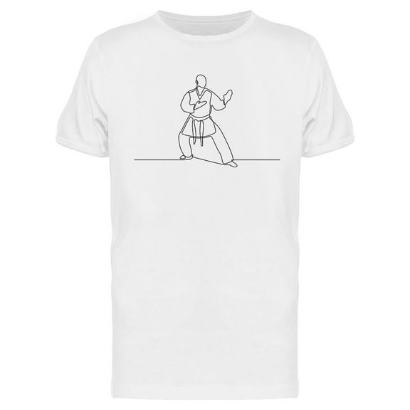 Karate Athlete  T-Shirt Men -Image by Shutterstock, Male Small