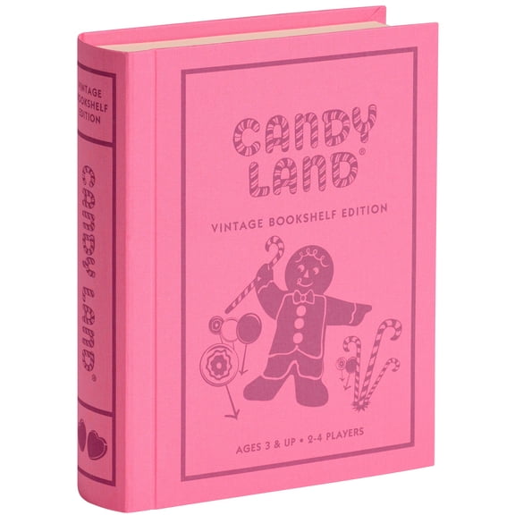 WS Game Company Candy Land Vintage Bookshelf Edition Board Game, Ages 3 