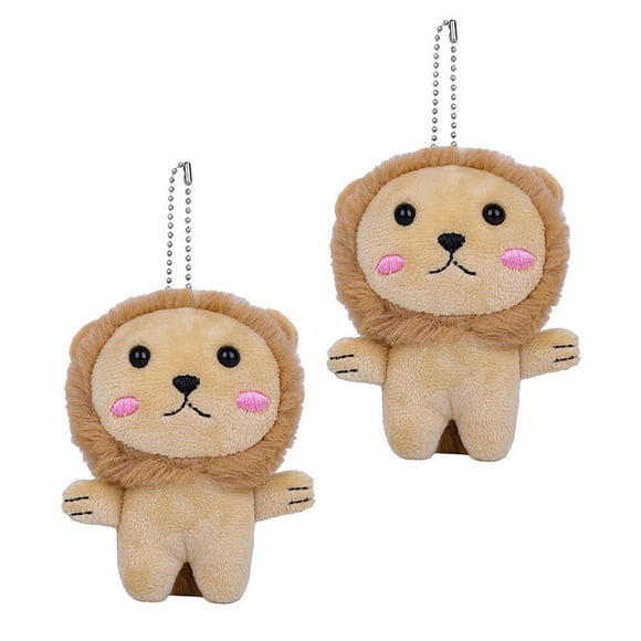 OULII 2Pack Keychains Cute Plush Key Chains for Everyday Use