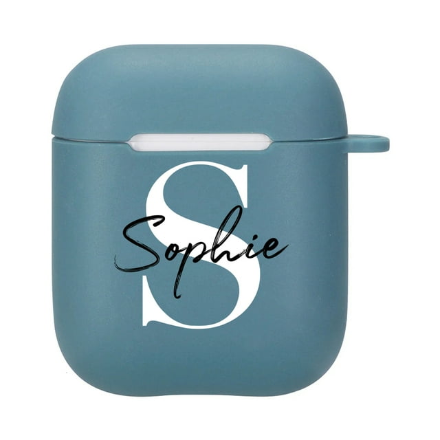 Custom Name Initials Silicone Cover for Airpods Pro 2 Case Luxury Candy Color Funda for Airpods 3rd Generation Case Air Pods 1 2