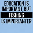 thumbnail image 3 of CafePress - Fishing Is Importanter T Shirt - Light T-Shirt - CP, 3 of 4