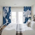 thumbnail image 4 of Facannap Perforated Blackout Curtains 2-Pack World Map Print Light Blocking Curtains 63x63in, 4 of 8