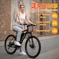 thumbnail image 4 of Setohet 26" Electric Bike for Adults , Powerful 500W E Bike with 36V Removable Battery: 7-Speed Commuter Bike ,UL2849, 4 of 9