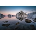 thumbnail image 2 of Hoffmann, Raymond 14x11 White Modern Wood Framed Museum Art Print Titled - Arctic Mirror, 2 of 4