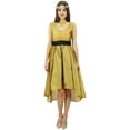 thumbnail image 6 of Bimba Women's Sleeveless High-low Asymmetrical Dress V-Neck Prom Dress, 6 of 9