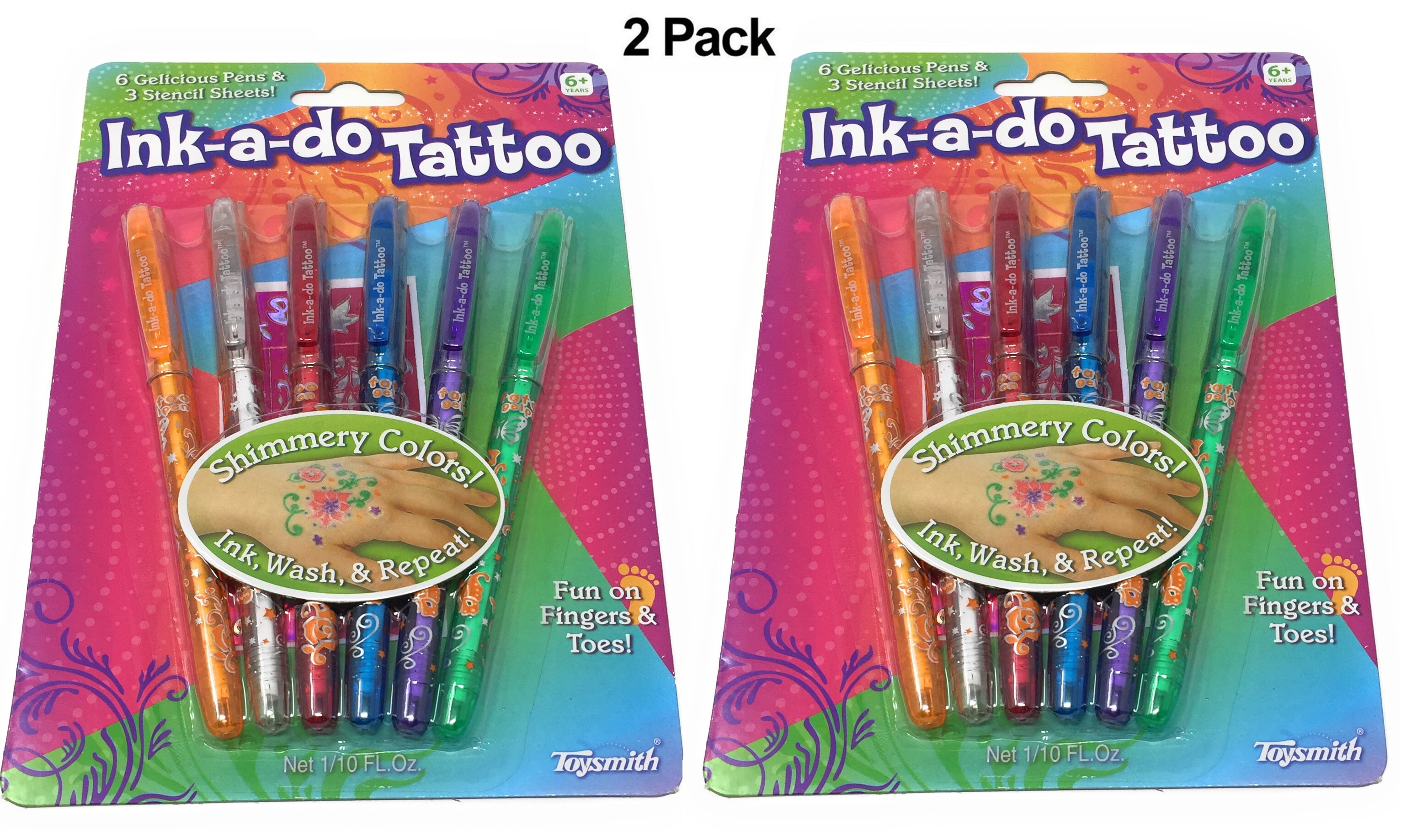 Toysmith Ink-a-Do Tattoo Pens (2 Pack) - Walmart.com