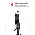 thumbnail image 3 of Soporte de flash tipo S Soporte Speedlite integrado fácil de usar para Speedlite Flash Softbox Beauty Dish Photo Kearding EL011060-00, 3 of 4