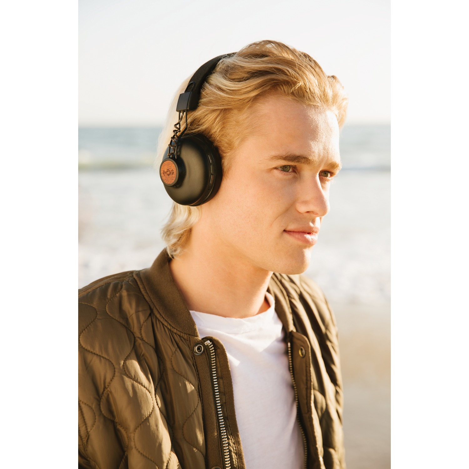 Marley EM-JH133-SB Positive Vibration 2 Wireless Bluetooth on Ear Headphones - Black - image 4 of 10