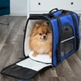 thumbnail image 2 of Paws & Pals Pet Carrier for Dogs and Cats - Soft-Sided FAA Airline Approved Easy Travel Deluxe, 2 of 5