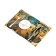thumbnail image 3 of MKHERT Ancient Egyptian Parchment Placemats Table Mats for Dining Room Kitchen Table Decoration 12x18 inch,Set of 6, 3 of 4