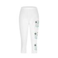 thumbnail image 3 of Pantalones de Ajuste Seco Mujeres Impresas Leggings Recortados Casuales, Pantalones Elásticos Transpirables para el Yoga Y el Uso Diario, 3 of 4