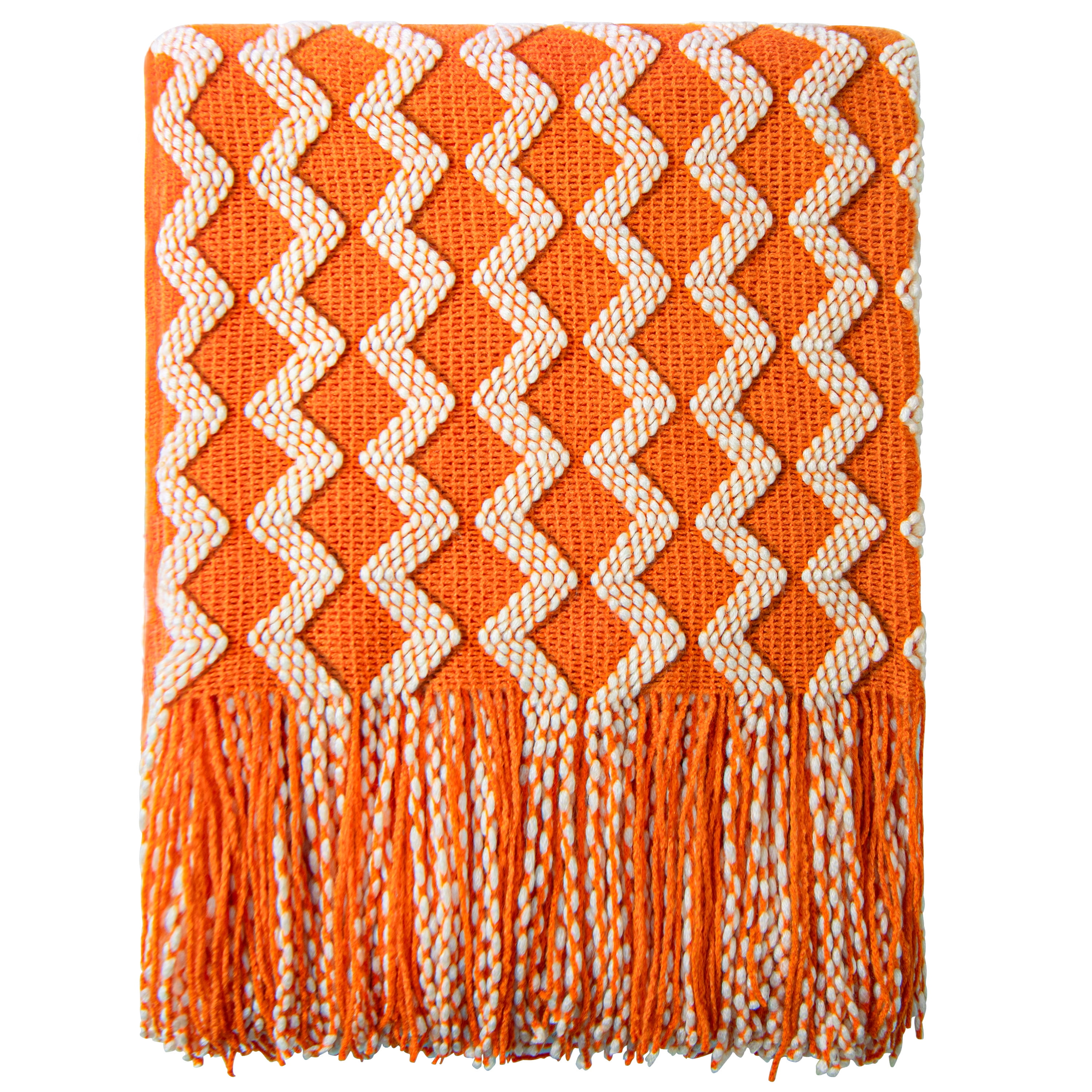 NTBAY Acrylic Knitted Throw Blanket, Lightweight and Soft Cozy