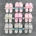 thumbnail image 4 of Billuyoard Estante para zapatillas de baño plegable múltiple, impermeable, para baño, pared de baño, escurridor, estante plegable para zapatos, Almacenamiento y organización del hogar Rosado Billuyoard HA000433-01B, 4 of 6