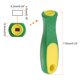 thumbnail image 2 of Mango de archivo de goma Uxcell de 3 piezas, 4.33 pulgadas, agujero rectangular, mangos ergonómicos para archivos metálicos planos de 6" y medios redondos, 2 of 7