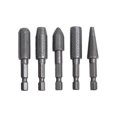 thumbnail image 4 of Hex Shank Rotary Steel File Drill Bits Wood Carving File Rasp Burrs Grinding Grooved Sanding Engraving Milling Woodworking Tool, 4 of 9