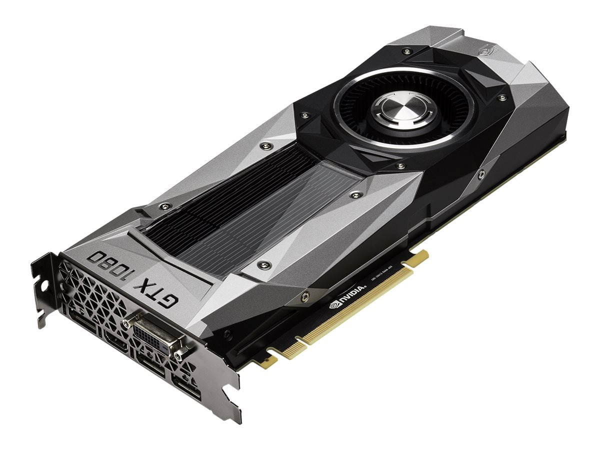 PNY GeForce GTX 1080 - Founders Edition - graphics card - GF GTX 1080 - 8 GB GDDR5X - PCIe 3.0 x16 - DVI, HDMI, 3 x DisplayPort