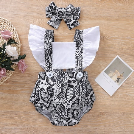 

Baby Girls Ruched Ruffles Cute Romper Bodysuit Casual Clothes