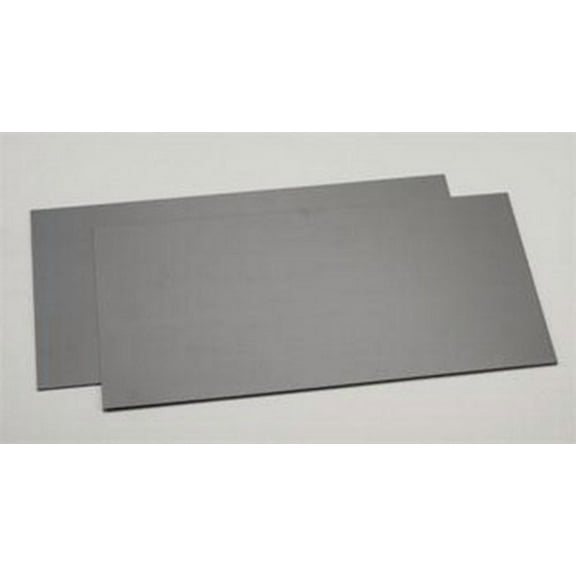 Evergreen Scale Models Black Styrene Sheets .04x6x12 2 EVG9515 Plastic Building Supplies