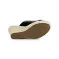 thumbnail image 5 of BLISSFUL STEP Women's Slip-On Platform Wedge Heel Wedge Sandals, 5 of 8