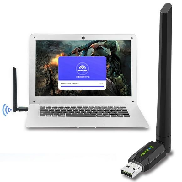 WIFI 6 USB WiFi Adapter with High Gain Antenna 2.4G 286Mbps USB WiFi Dongle Adapter AX286M Wireless Adapter for Windows 7/10/11