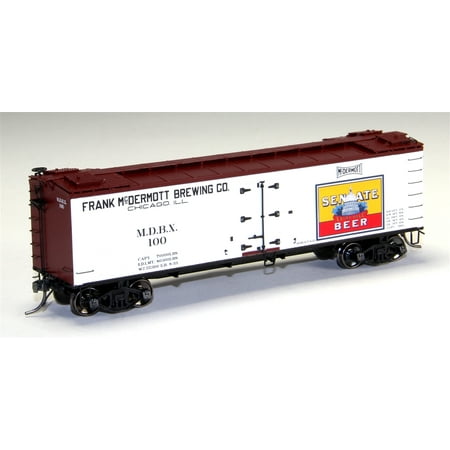 MTH 80-94034 Senate Beer HO Scale R40-2 Woodside Reefer Car