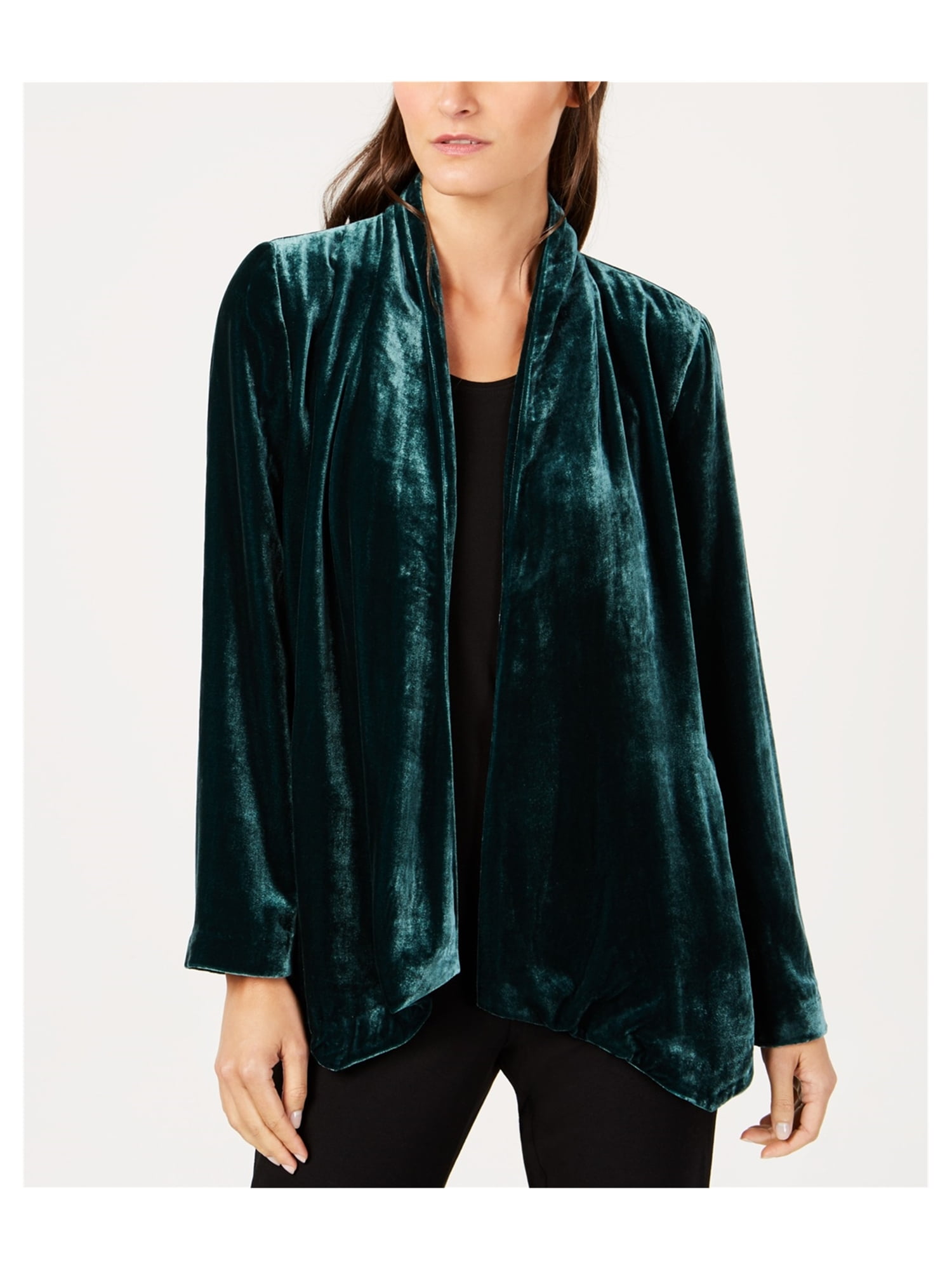 Eileen Fisher Womens Velvet Jacket 